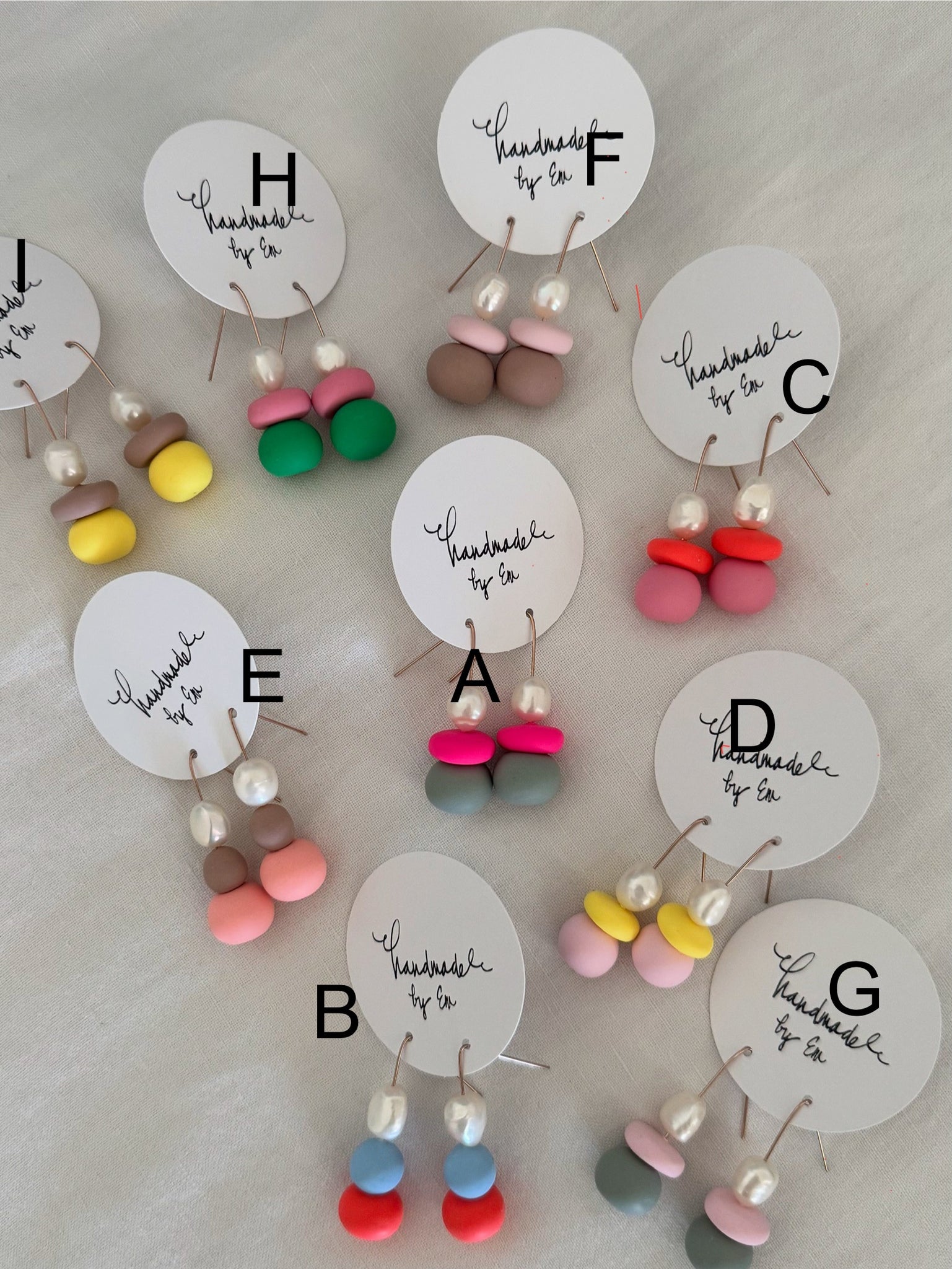 Spring Clay with Pearl Drops